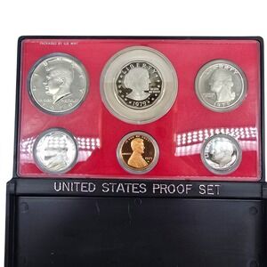 1979 S United States Proof Set US Mint 6 Coins Susan B Anthony Dollar Case